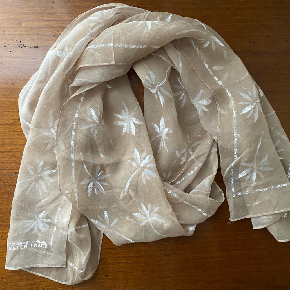 Ellen Tracy silk scarf
